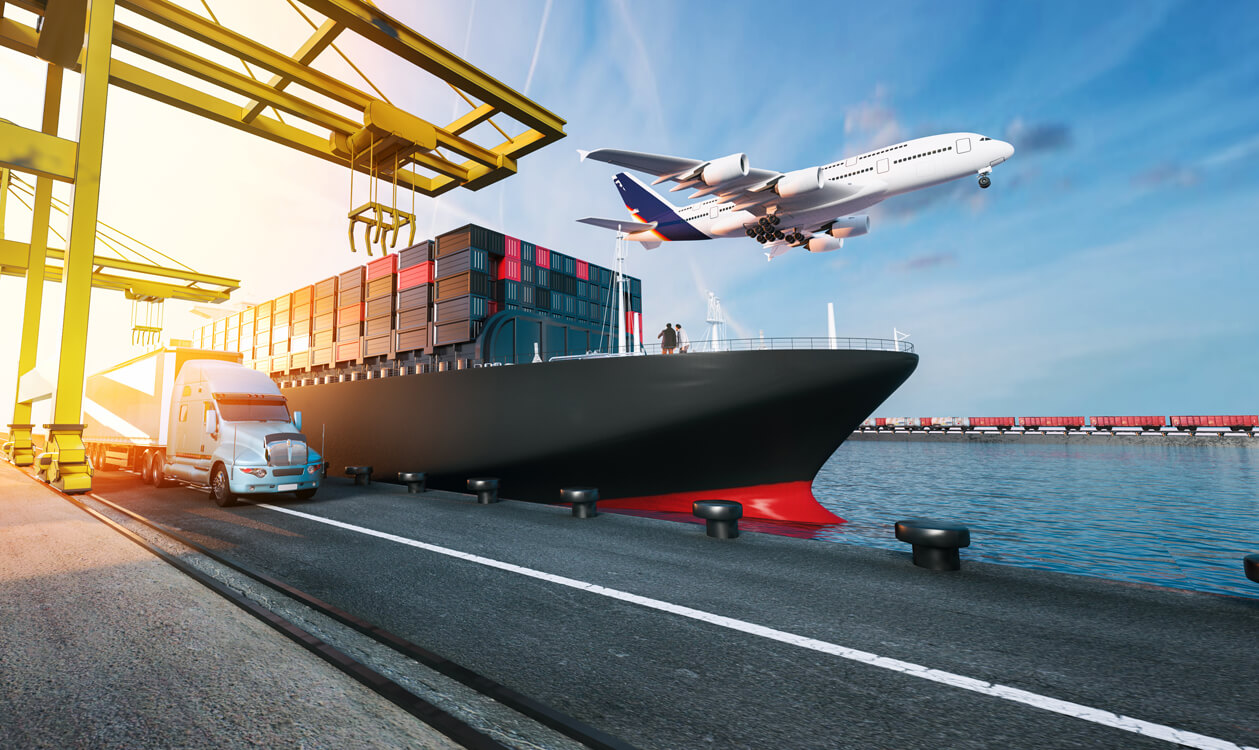 Transporte de Carga Aérea y Marítima